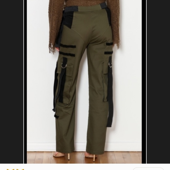 🔥 Hot & delicious, Green with black  cargo p… - Picture 4 of 9